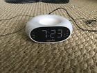 032014 Cr10 Capello Glow Clock Radio Two Alarms Fm White Works