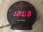 Sbb500ss 0650518100039 Sonic Bomb Alert Alarm Clock Used Tested