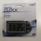 0773415 077341252115 Custom Accessories Black Plastic Digital Clock Brand New