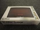 0dcx6 Red Ll Bean New Night Finder Ii Travel Alarm Clock
