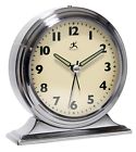10415-1264 Infinity Instruments Boutique Silver Alarm Clock 731742042446
