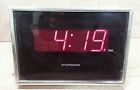 63-805 12 Led Shack Clock Works Wall 12hr Table Micronta Vintage Radio 24hr Desk