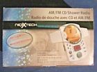1219510 Nexxtech Shower Radio With Cd Player And Mirror 741235110484