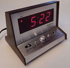 21-3004-500 1979 Vintage Spartus Led Modern Red Alarm Panton Model Clock Mcm Era