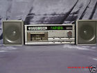 7-4984b 2 Speakers Tape Radio Vintage Clock General Cassette Alarm Electric