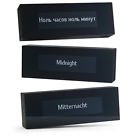 2354 Art Lebedev Studio Verbarius Modern Digital Clock Words Verbal Time 5 Languages Usb 4650054890520