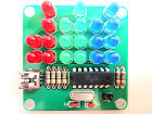 Attiny44 24-hour Clock Atmel Binary Kit Seconds Avr Diy Rgb Microcontroller