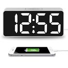 3031 Icker Digital Alarm Clock Large Display With Usb Charger Led