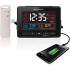 30510 Dual Alarm Clock Wireless Durable Weather Resistant Sensor 647731330510