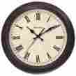 32059 Westclox Marbeled Case Finish Clock 20 Round 844220005946