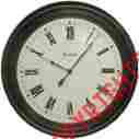 32223 Westclox 16 Round Bronze Oil Rub Case Finish Clock 844220006431 32223 Westclox 16 Round Bronze Oil Rub Case Finish Clock 844220006431