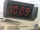 41744628 Timex Jumbo Display Dual Alarm Clock Radio In Black