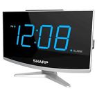 49353972282 Sharp Jumbo Led Curved Display Alarm Clock Black 49353972282 Sharp Jumbo Led Curved Display Alarm Clock Black