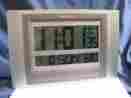 63-1438 Clock With Features Desk Wall Mount Radio Shack Works Atomic Date Temperature Euc