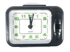 653981699833 Unbranded Ticking Analog Quartz Alarm Clock With Light