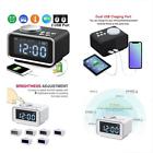 675663453601 Clock Radios Digital Alarm Blue Lcd Larger Display