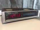 680-3792 Jc Penny Retro Digital Clock Radio Wood Grain Model Tested