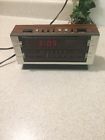 680-3795 Jcpenny Jcpenney Am Fm Dual Alarm Clock Simulated Wood Grain