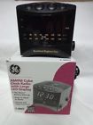 7-4807 Ge Neral Electric Cube Digital Alarm Clock Radio Lar Led