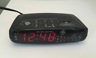 7-4839a Ge Used Dual Wake Alarm Clock Radio Works