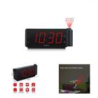 700355110187 Projection Clock Large Alarm Radio Fm Usb Port