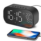 704129430372 Aidina Alarm Clock Radio With Bluetooth Speaker Digital