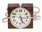 7417-4 Timex Vintage Alarm Clock Model Brown Cream