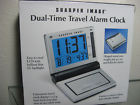Sr362 780352342637 Sharper Image Travel Alarm Clock Factory Sealed