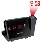 844220010056 Westclox Digital Lcd Projection Alarm Clock With Am