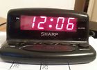 86703 Sharp Electric Alarm Clock Digital Led Display Snooze Battery Backup 86703 Sharp Electric Alarm Clock Digital Led Display Snooze Battery Backup