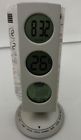 889-088 Bedol Three Tier Silver World Clock Temperature Alarm Calander 889-088 Bedol Three Tier Silver World Clock Temperature Alarm Calander