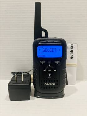 08550 Acu-rite Weather Alert Portable Radio Model #08550 Power Dock Manual Tested 08550 Acu-rite Weather Alert Portable Radio Model #08550 Power Dock Manual Tested