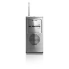 Ae1500s-37 Philips Pocket Size Portable Radio Silver Compact Design