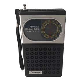 Ry-118 Ai Rhapsody Am/fm Radio Pocket Portable Handheld Battery Operated Antenna Black