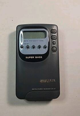 2189007 Aiwa Pocket Cr-d3 Digital Stereo Fm/am Radio Memo-super Bass-lcd