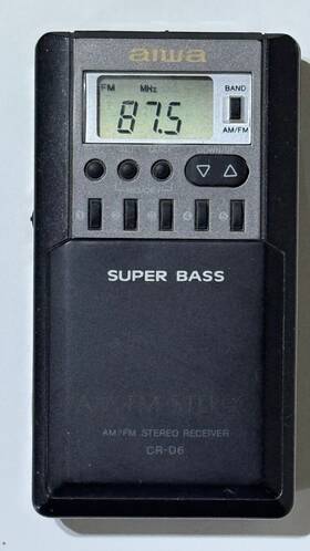 Cr-d6 Aiwa Radio Receiver Fm/am Stereo Digital Synthesized Tuning Vintage