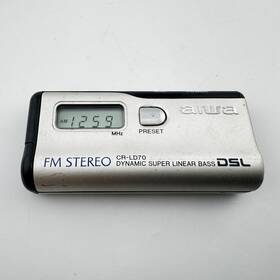 Cr-ld70 Aiwa Fm Stereo Super Linear Bass Dsl Radio