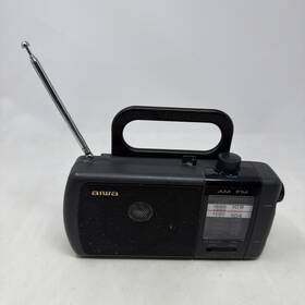Fr-c3u Aiwa Fr-c3 Vintage Radio Receiver Retro Black Fm/am Portable - Tested Working