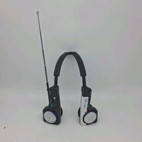Aiwa Hr-s2 Vintage Portable Foldable Headphones Am/fm Radio Only 1 Speaker Works