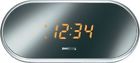 Aj1000 12 Philips 37 Clock Radio W Mirror-finished Display Silver 0609585226685