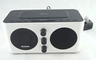 Ajt600-37 Philips Alarm Clock With Bluetooth Audio Input Usb Ports