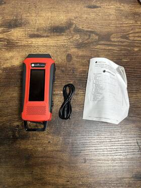 Wr-099 Ambient Weather Hand Crank Digital Solar Radio