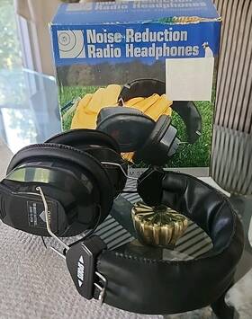 7228-03tj American Belt Company Noise Reduction Radio Headphones Am/fm Stereo Padded