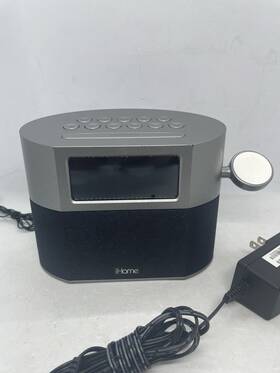 Iwbt400 Apple Ihome Bluetooth Fm Alarm Clock Radio W Watch Charging Pad Usb