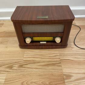 Ar3002 Art Sound Retro Wireless Fm Radio And Bluetooth Speaker - Untested