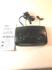 Atc-788 Tozaj Vintage Alarm Clock Radio Model Black Red Led