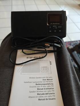 Btsp-850-blk Avantree Sp850 Portable Fm Radio W Bluetooth Speaker Original Box Directions Btsp-850-blk Avantree Sp850 Portable Fm Radio W Bluetooth Speaker Original Box Directions