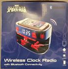 B00vo25ndc 53644 Marvel Spiderman New Bluetooth Alarm Clock Connect Wireless And With Usb Charger