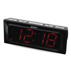 B018us8bl8 Onn Digital Alarm Clock Radio Black Large