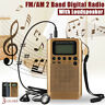 Bcx6443858 Stereo Radio Pocket Band Digital Mini Receiver Lcd Headphone Us